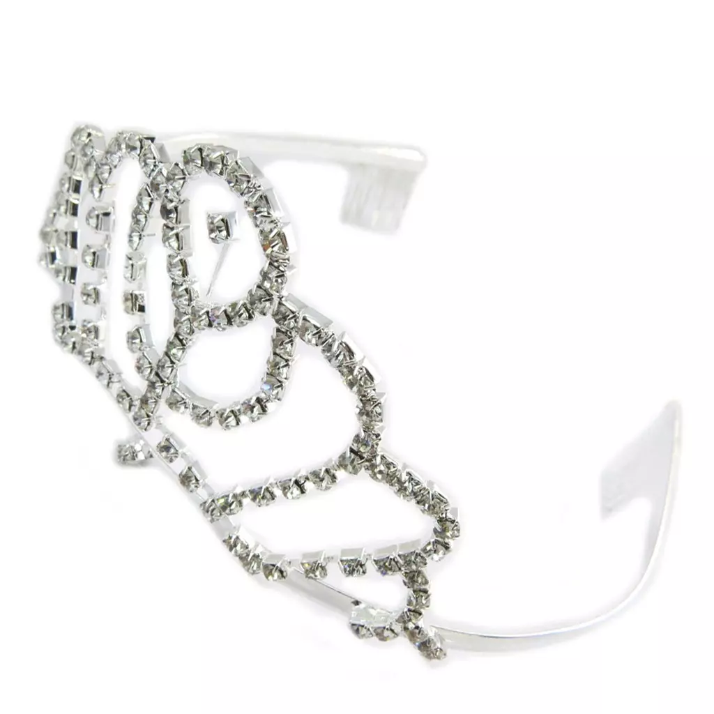 Les Trésors De Lily Diadème Créateur 'Sissi' Blanc 12x59 Cm [P4753]