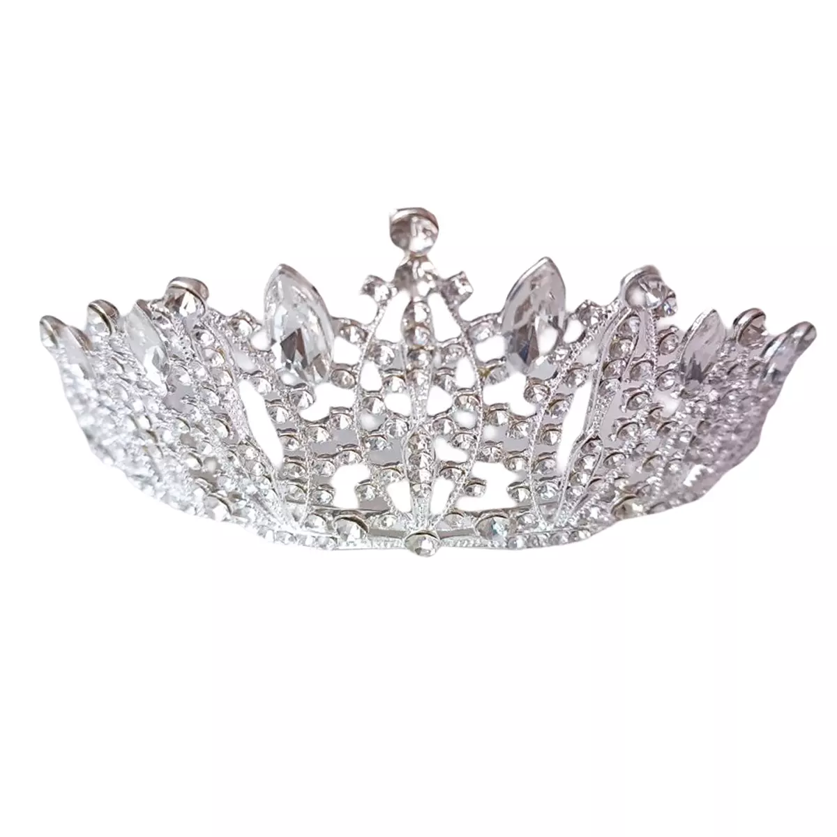 Les Trésors De Lily Diadème Créateur 'Sissi' Blanc 75 Mm [R7564]