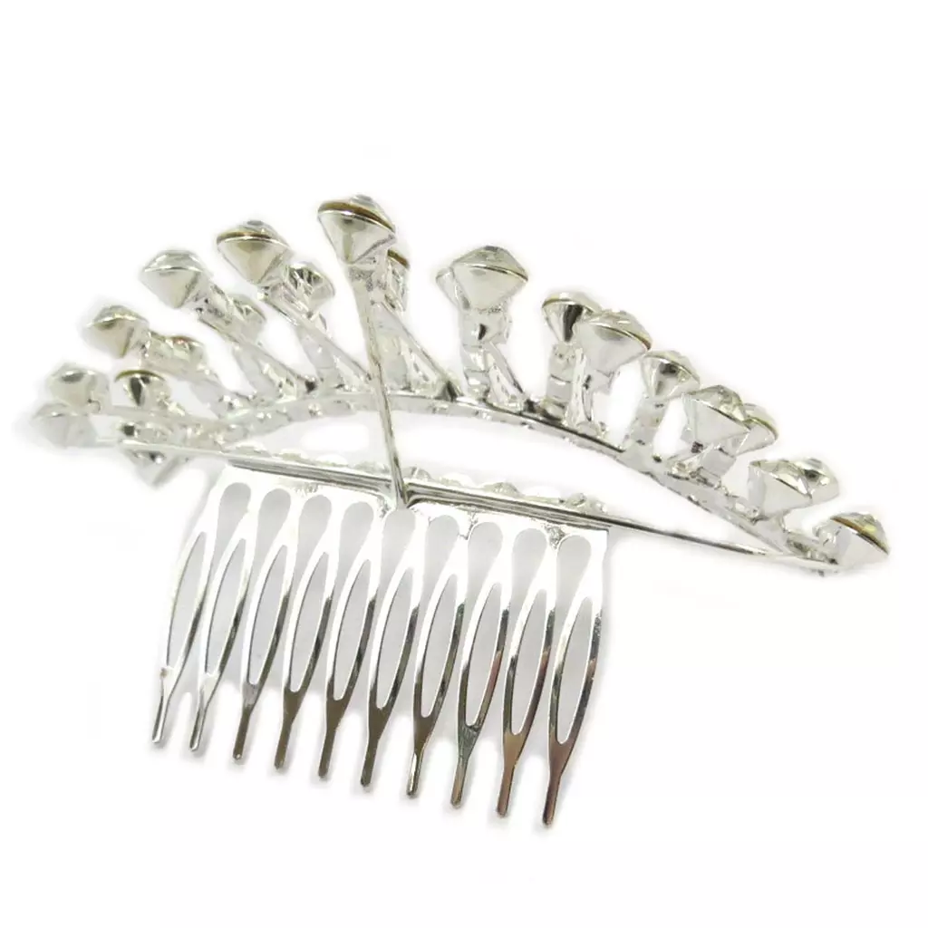 Les Trésors De Lily Diadème Peigne 'Sissi' Blanc 105x6 Cm [P4783]