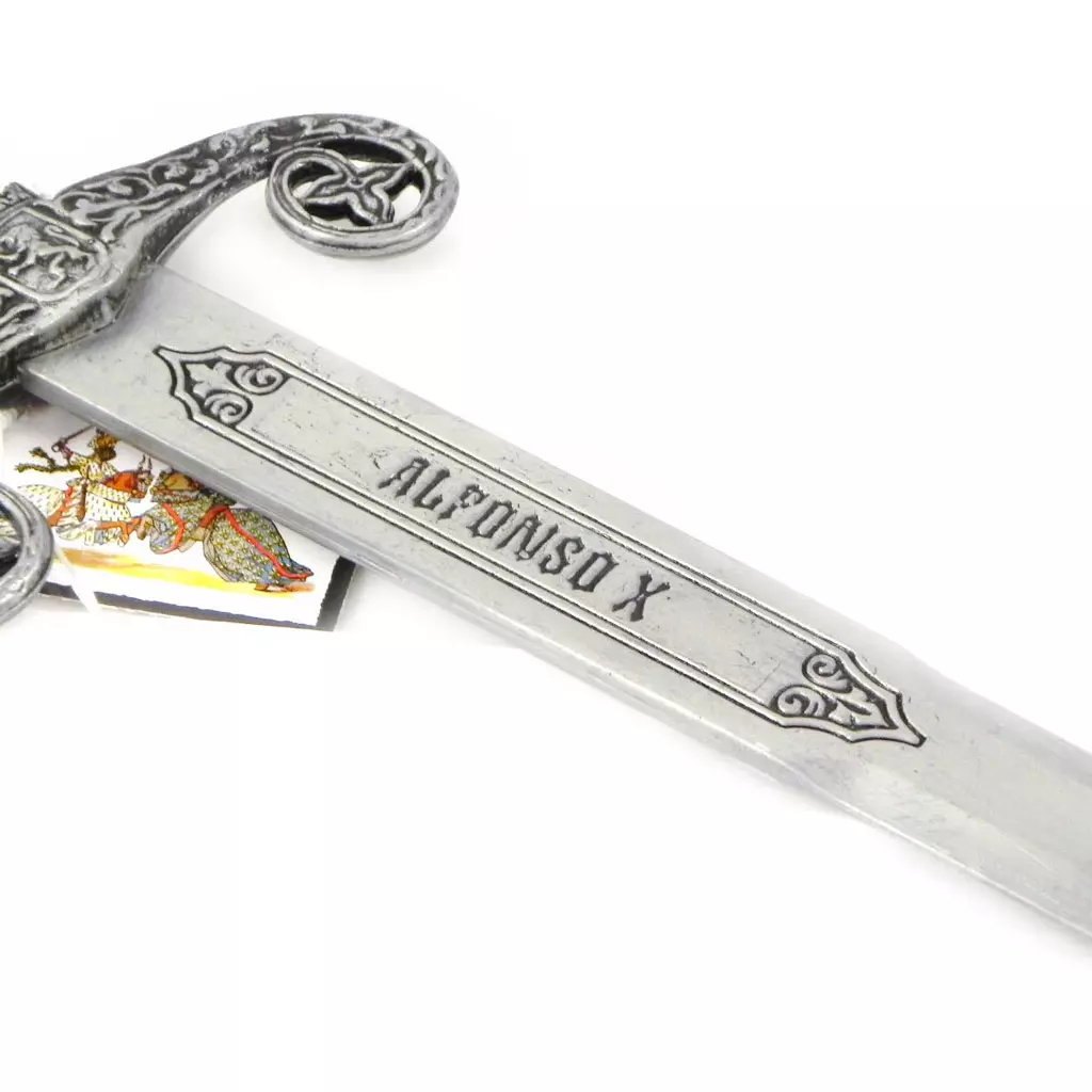 Les Trésors De Lily Epée Cadette Rustique 'Alphonse X' Gris Argenté [H9988]