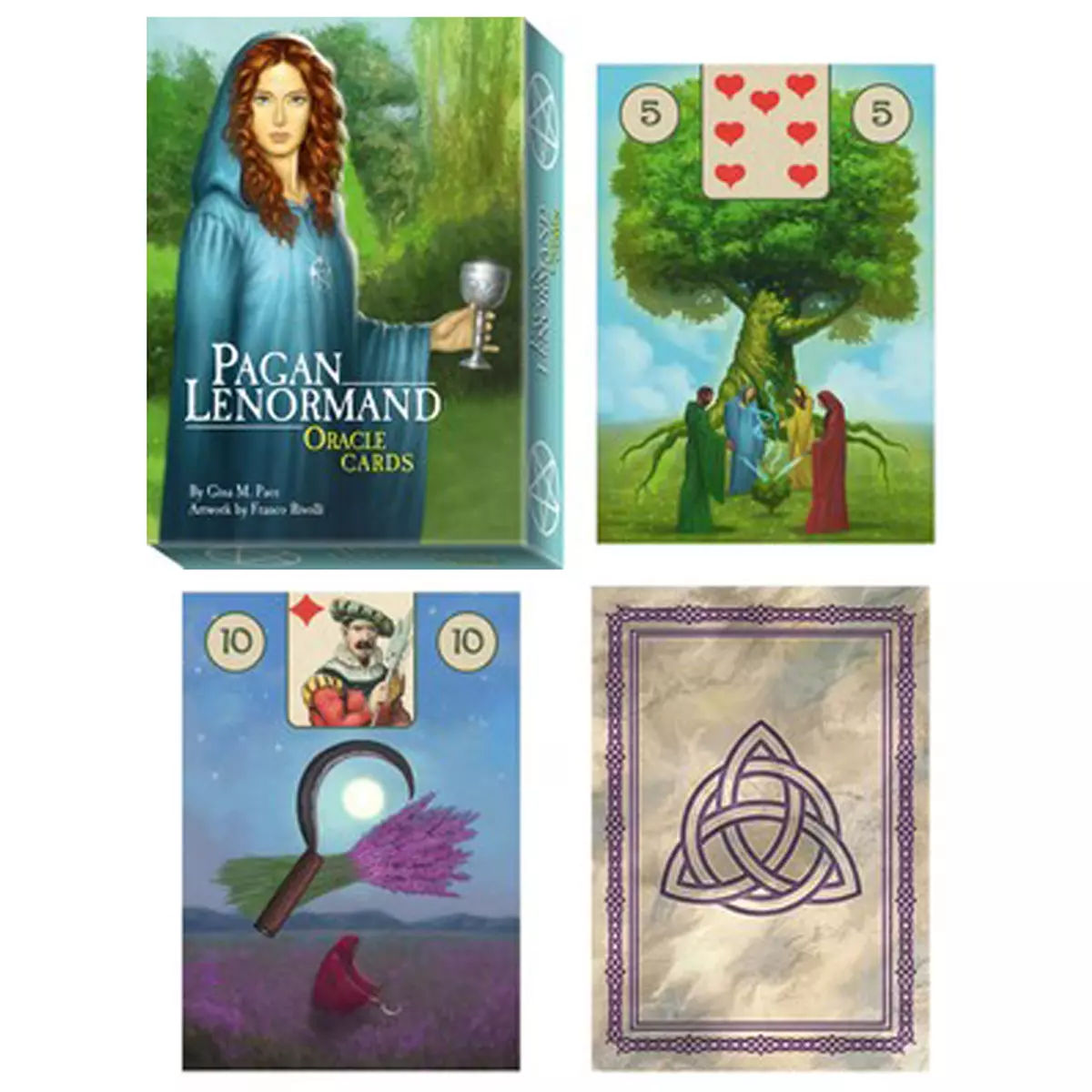 les trésors de lily Jeu de cartes d'inspiration 'Pagan Lenormand' (oracles) 135x10x3 cm [A1004]