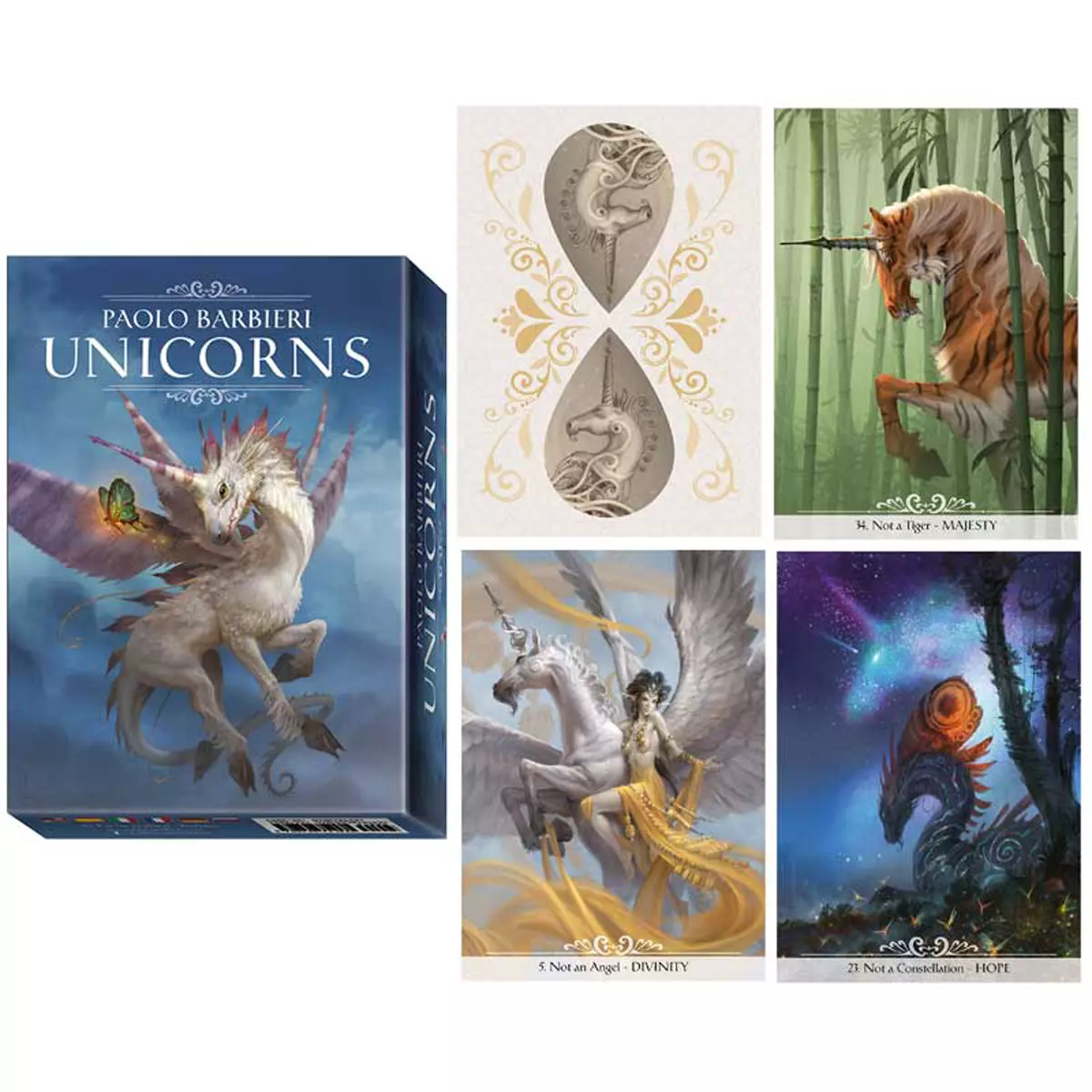 Les Trésors De Lily Jeu De Cartes D'inspiration 'Unicorns' (oracles) 135x10x3 Cm [A0626]