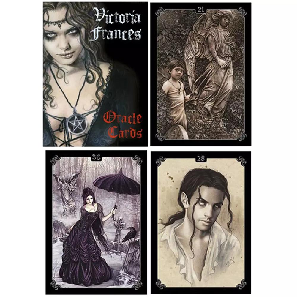 les trésors de lily Jeu de cartes d'inspiration 'Victoria Frances' noir (oracles) 135x10x3 cm [A1271]