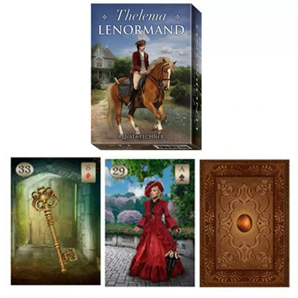 les trésors de lily Jeu de cartes 'Thelema Lenormand' multicolore (oracles) 135x10x3 cm [R1476]