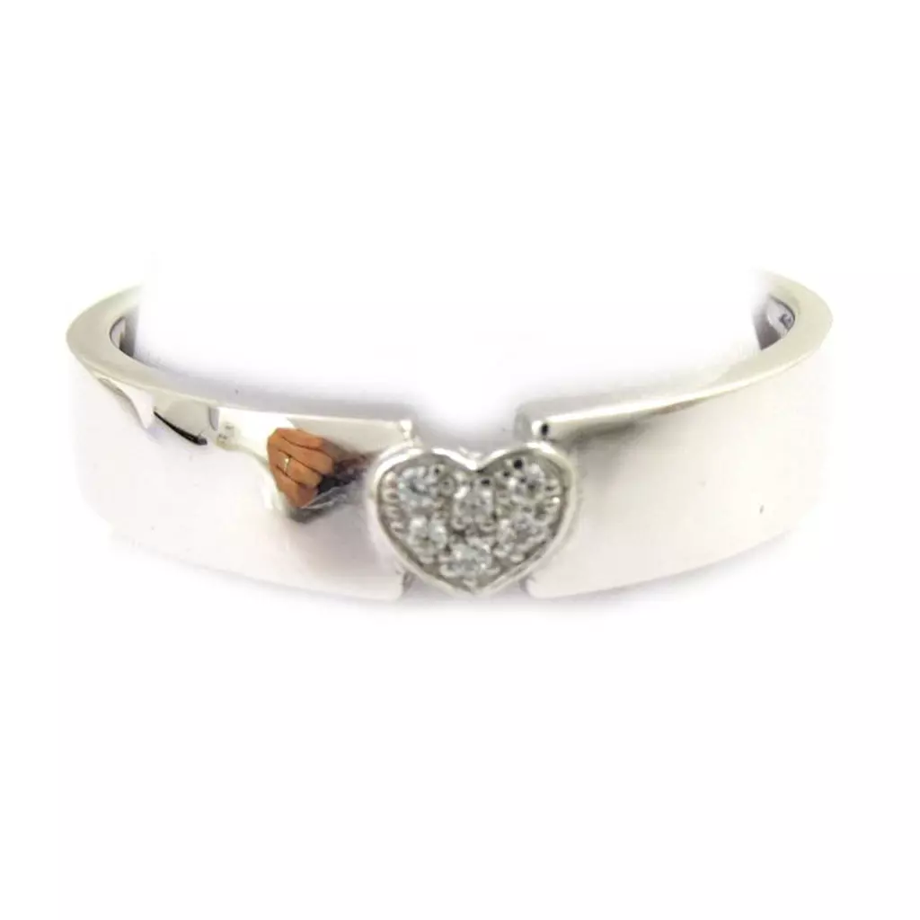 Les Trésors De Lily Alliance Argent 'Love' [M1149]