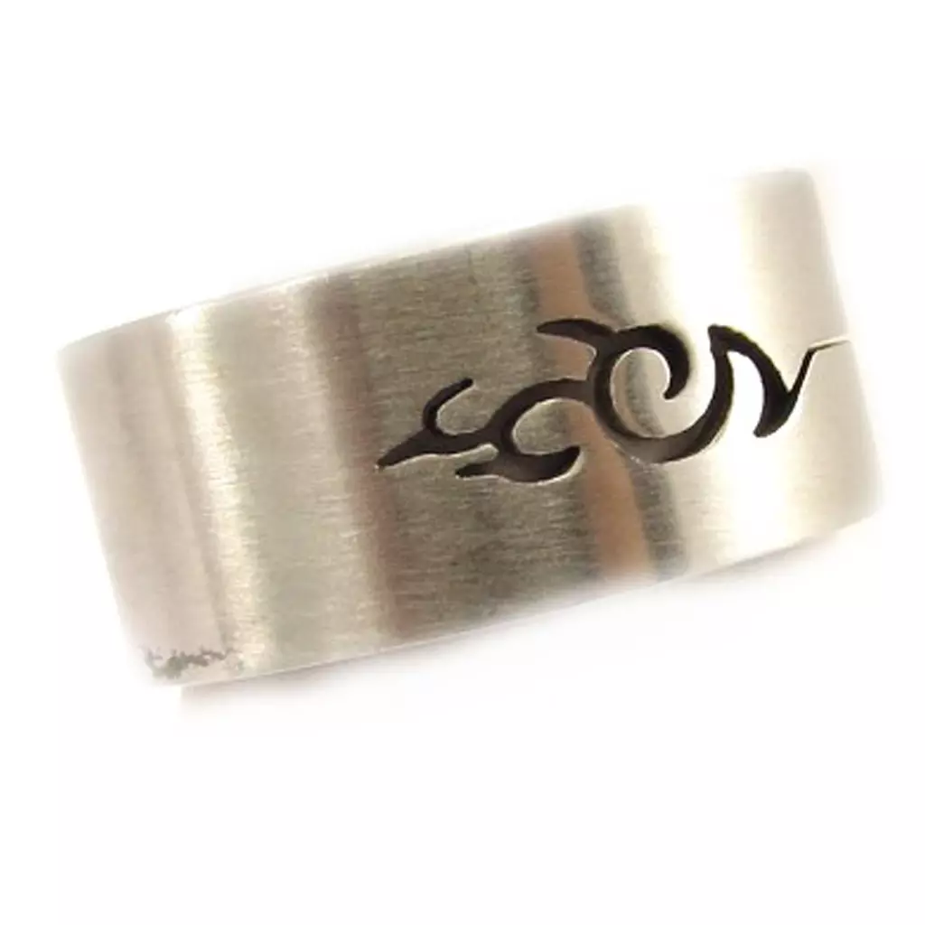 Les Trésors De Lily Bague Acier 'Celtic' [E3685]