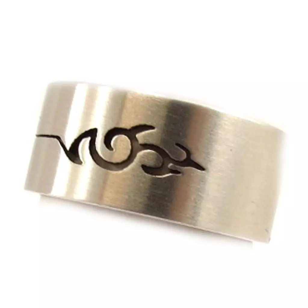 les trésors de lily Bague Acier 'Celtic' [E3685]