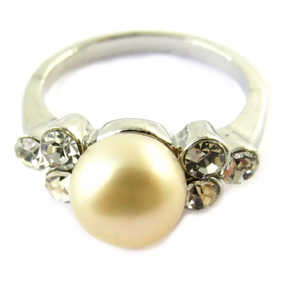 Les Trésors De Lily Bague 'Catherine' Rose [B7046]