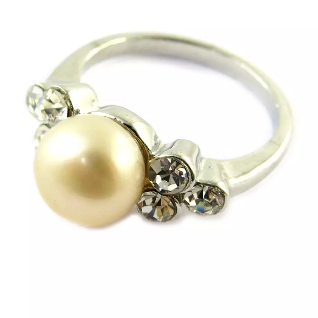 Les Trésors De Lily Bague 'Catherine' Rose [B7046]