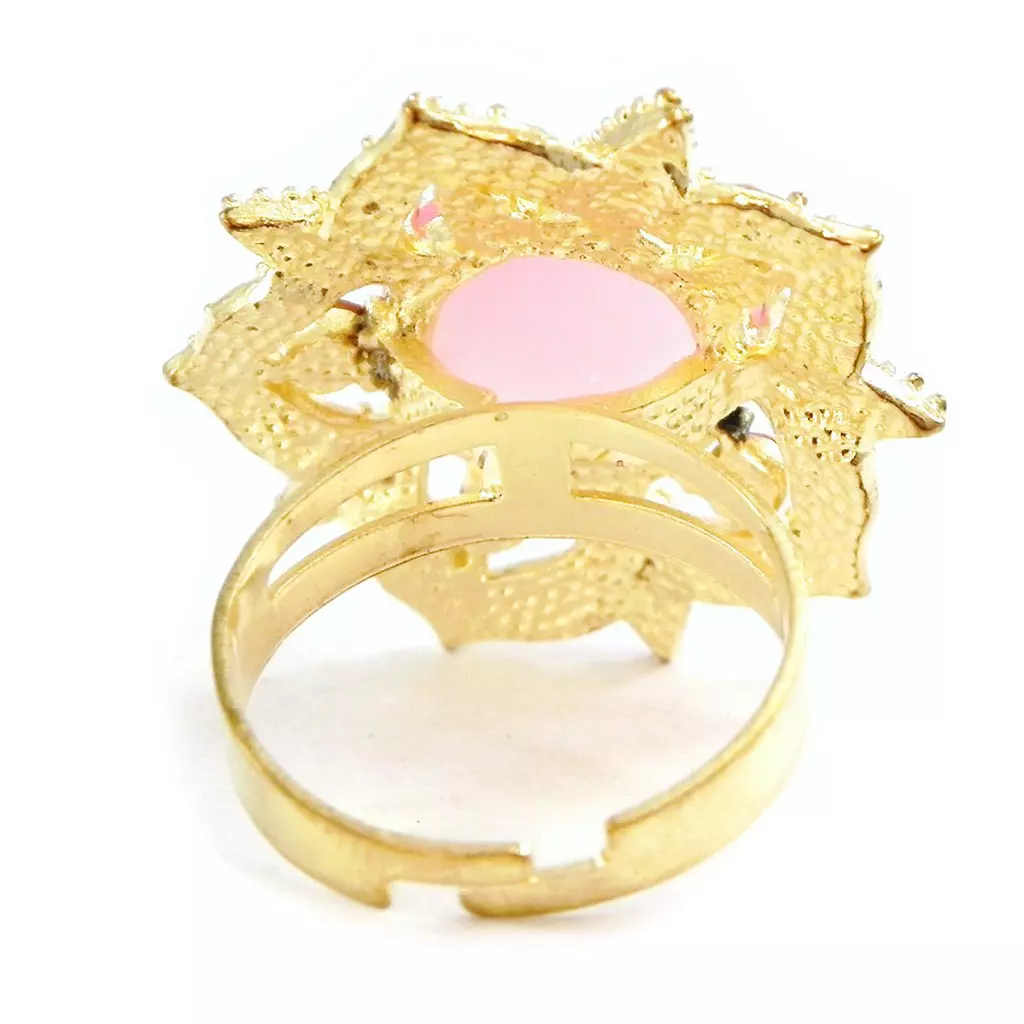 Les Trésors De Lily Bague 'Floraison' Rose [E4199]