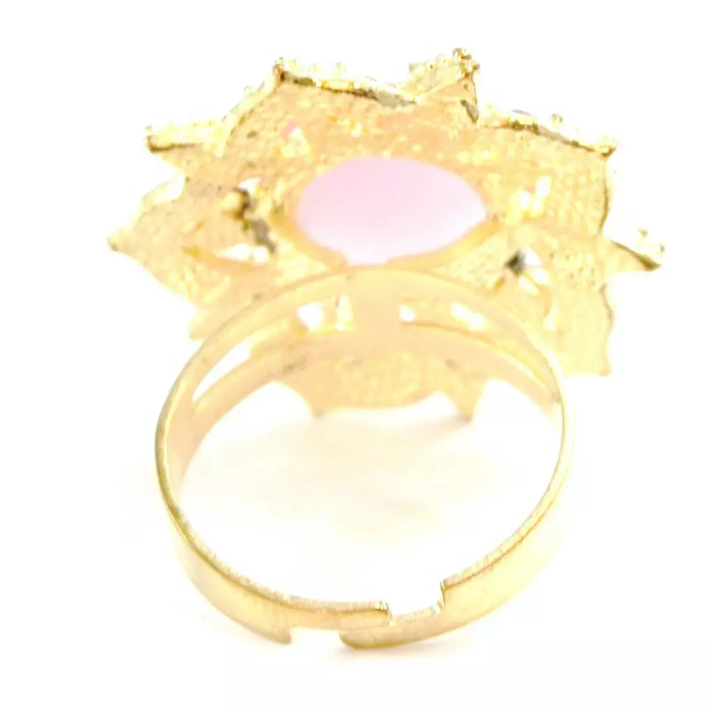Les Trésors De Lily Bague 'Floraison' Rose [E4199]