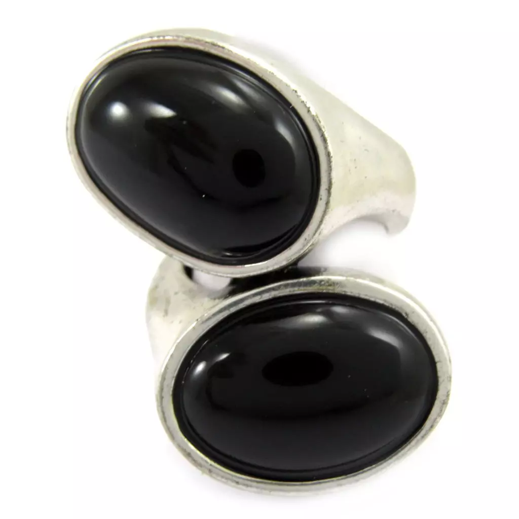 les trésors de lily Bague 'Kilimanjaro' Noir [G2923]