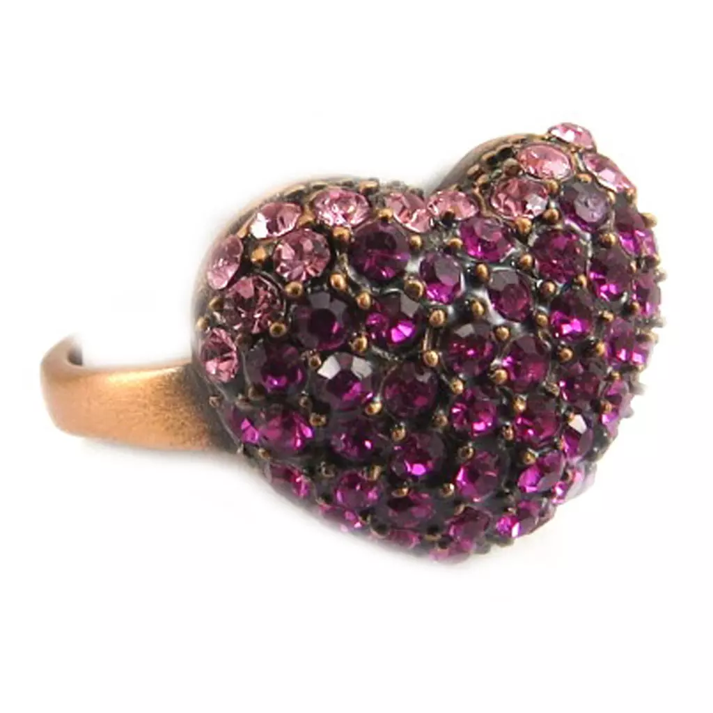 Les Trésors De Lily Bague 'Kitchissima' Fushia [E5130]