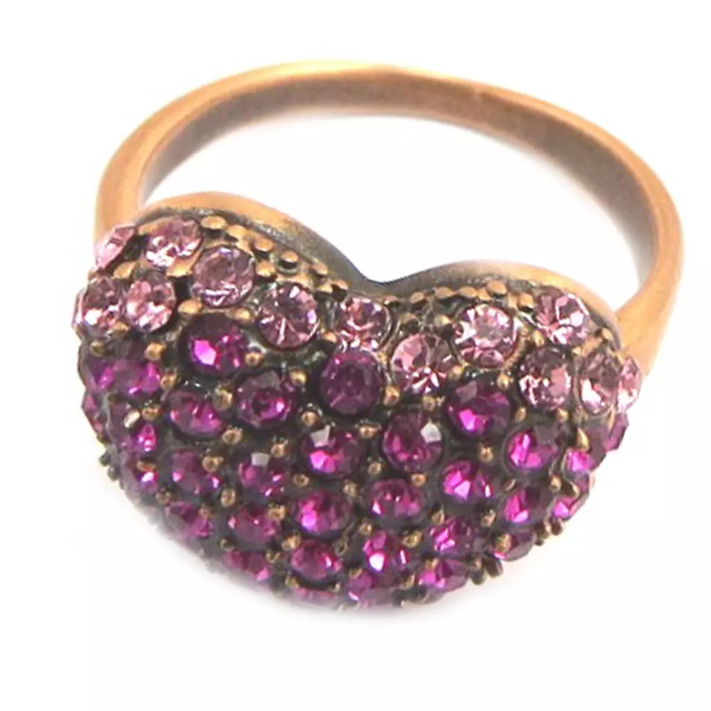 Les Trésors De Lily Bague 'Kitchissima' Fushia [E5130]
