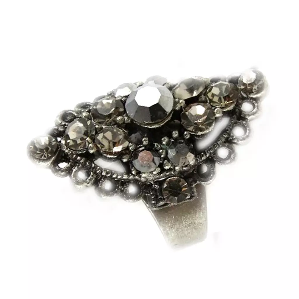 Les Trésors De Lily Bague 'La Véronèse' Gris [D9801]
