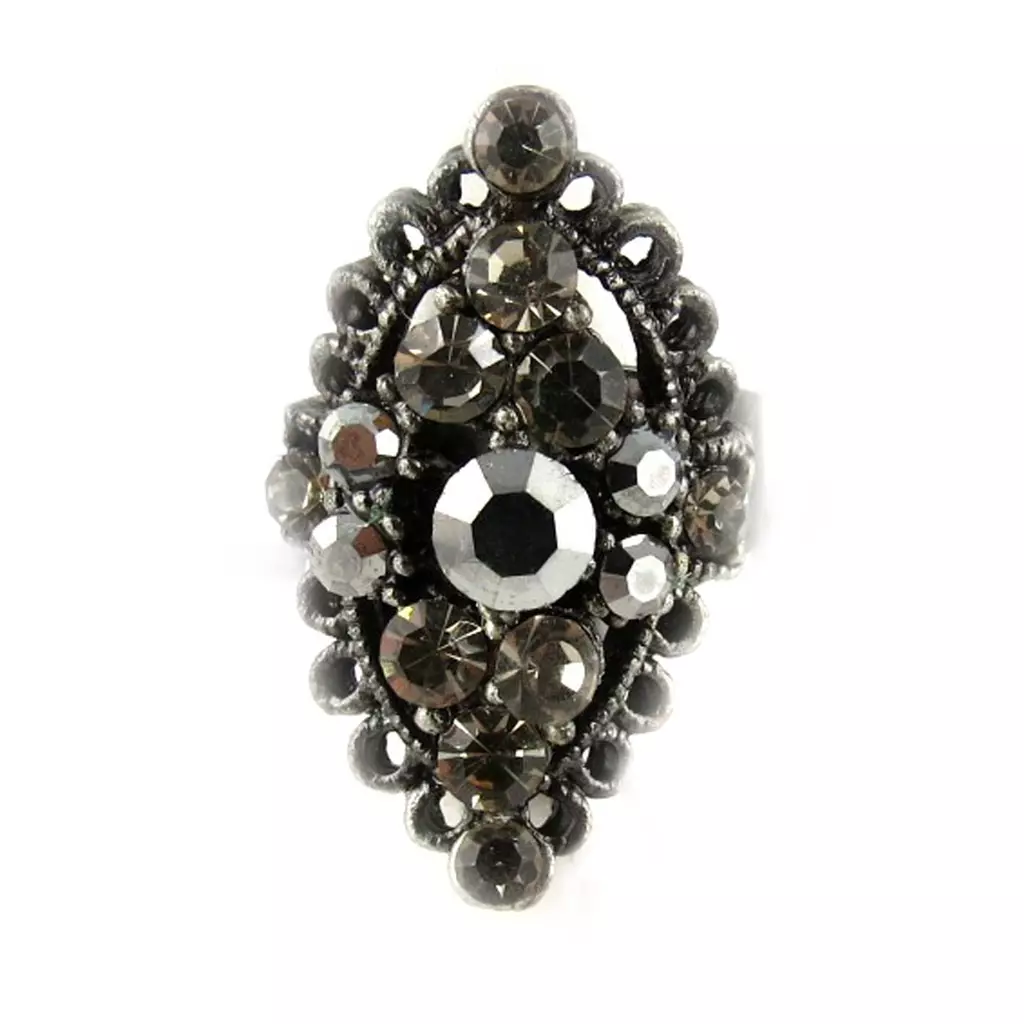 Les Trésors De Lily Bague 'La Véronèse' Gris [D9801]