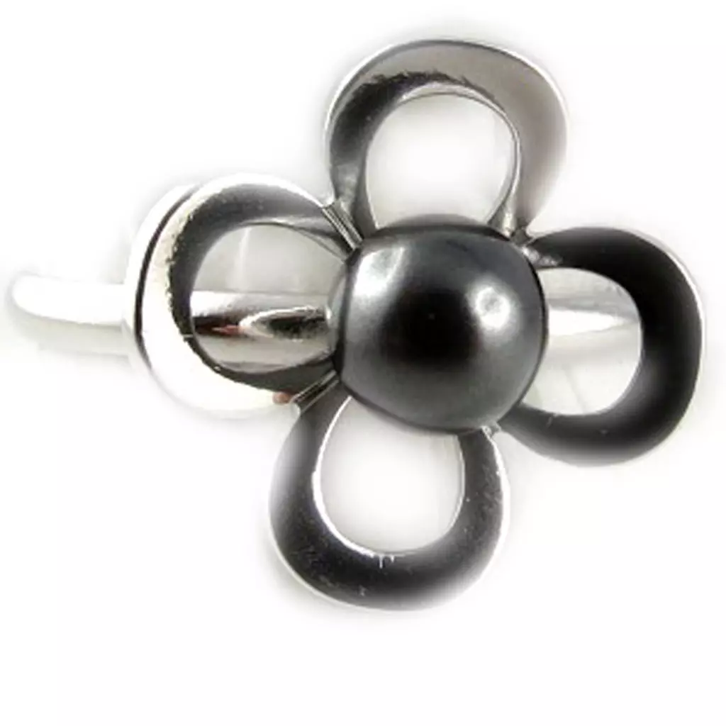 Les Trésors De Lily Bague 'Pearl Beauty' Gris [K9386]