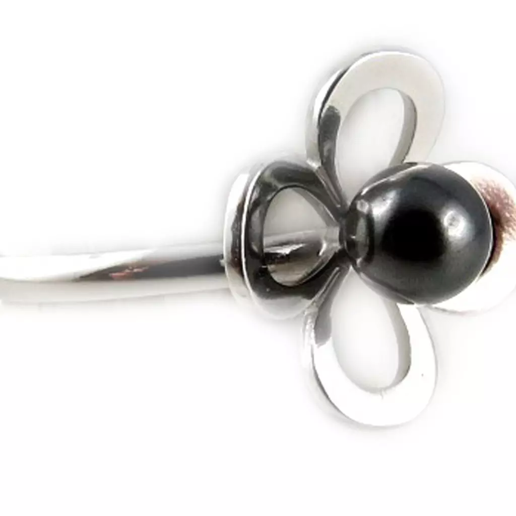 Les Trésors De Lily Bague 'Pearl Beauty' Gris [K9386]