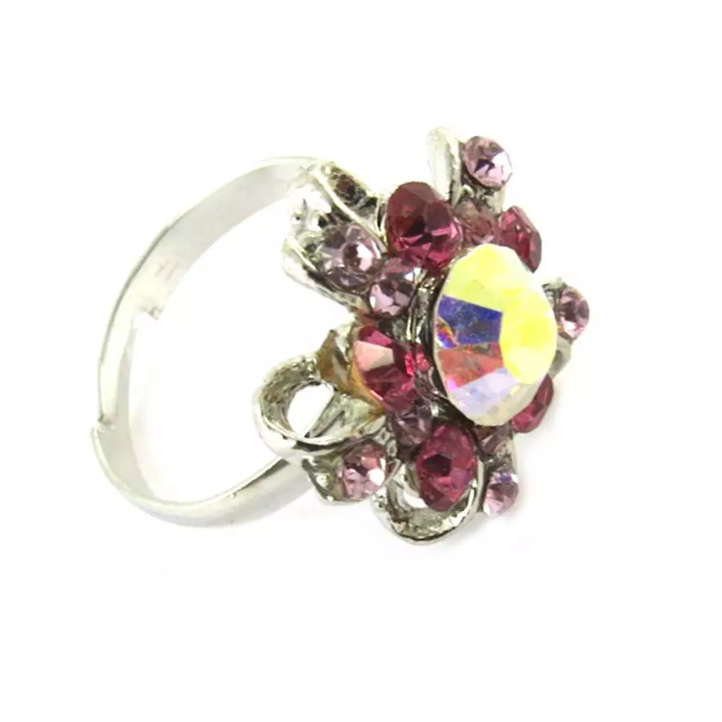 Les Trésors De Lily Bague 'Rosalie' Rose [B9026]