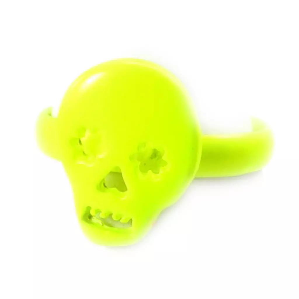 Les Trésors De Lily Bague 'Tête De Mort' Fluo [K3076]