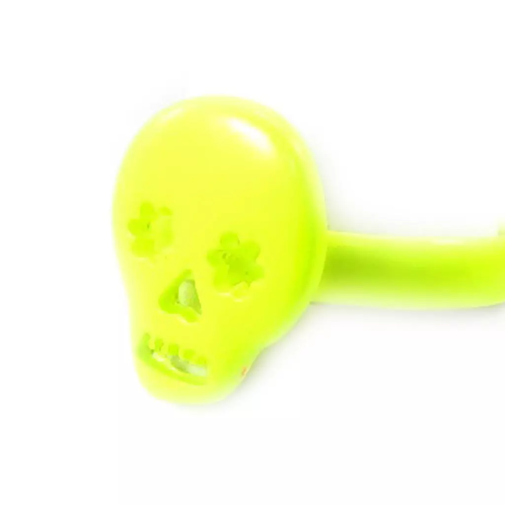 Les Trésors De Lily Bague 'Tête De Mort' Fluo [K3076]