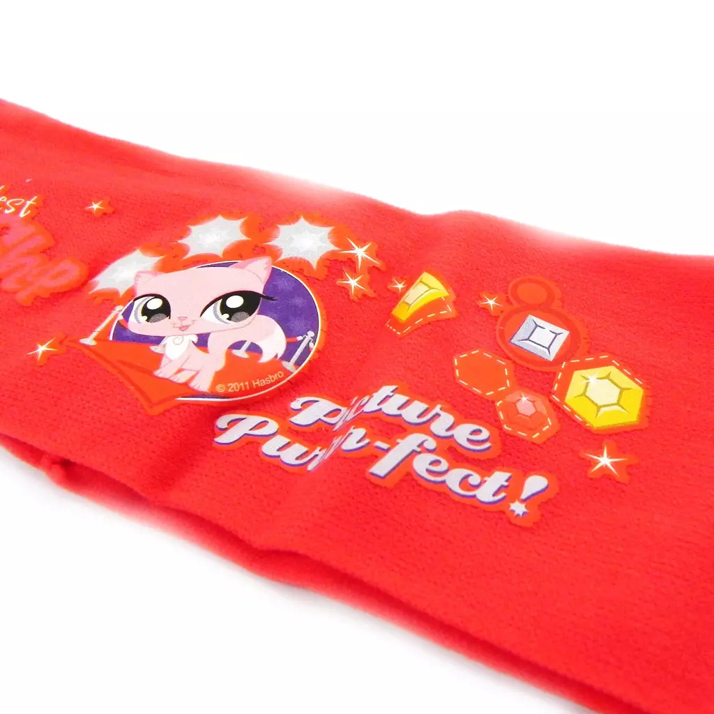 les trésors de lily Bandeau 'Pet shop' rouge [H7272]