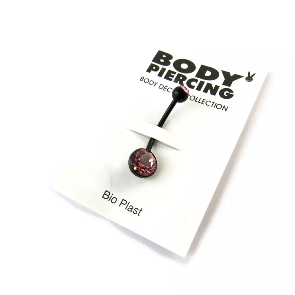 Les Trésors De Lily Body Piercing 'Géode' Rose [E2035]