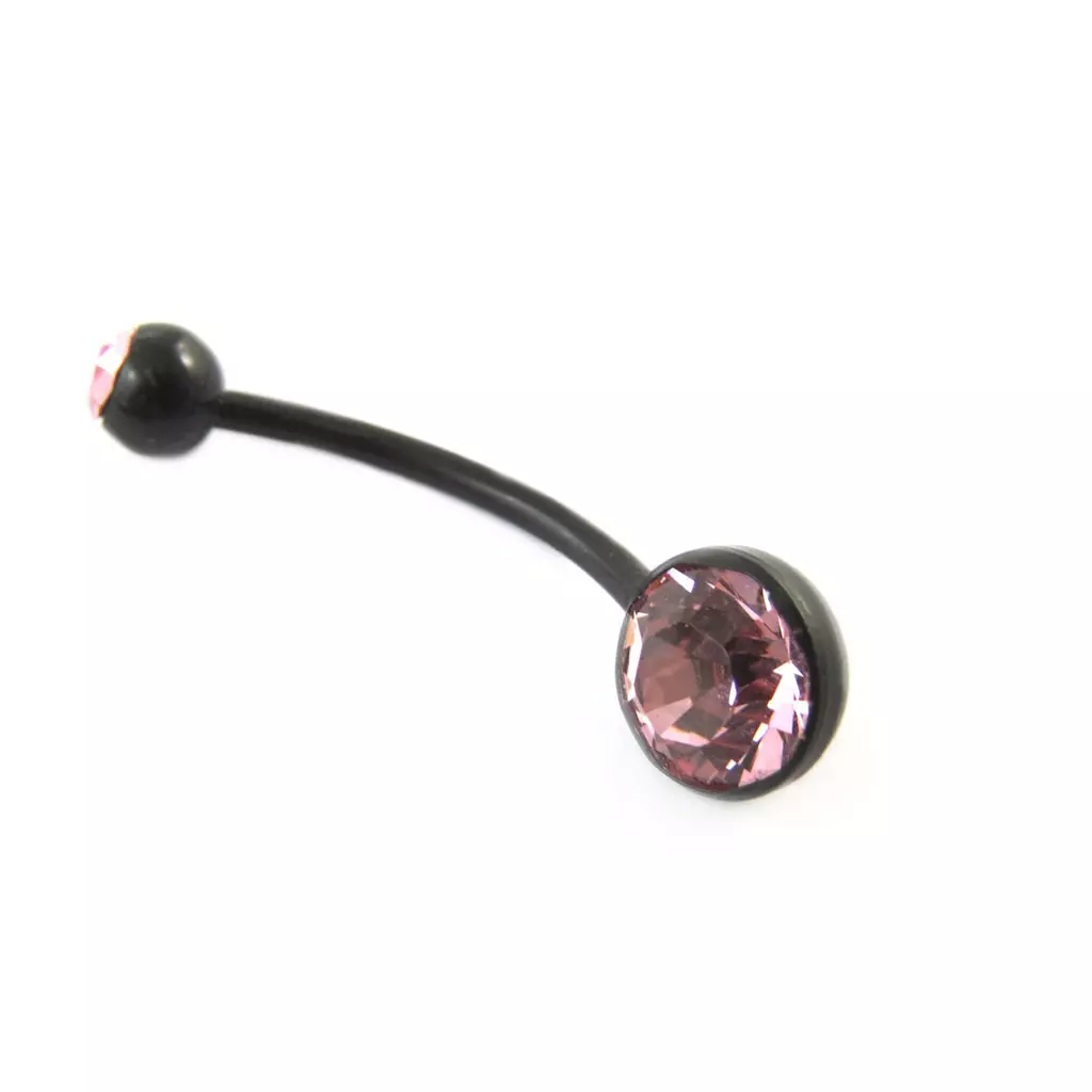 Les Trésors De Lily Body Piercing 'Géode' Rose [E2035]