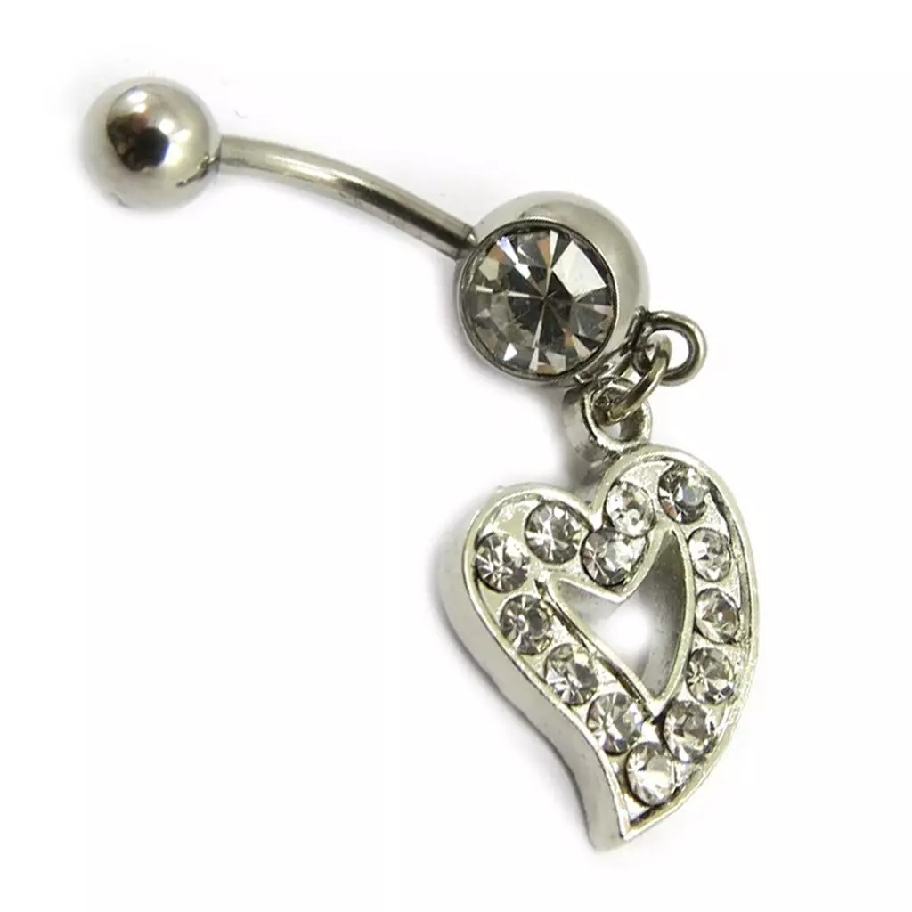 les trésors de lily Body Piercing 'Love' Blanc [E5317]