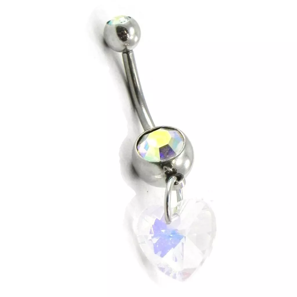 Les Trésors De Lily Body Piercing 'Love' Blanc [F8836]