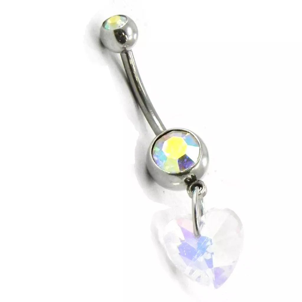 Les Trésors De Lily Body Piercing 'Love' Blanc [F8836]
