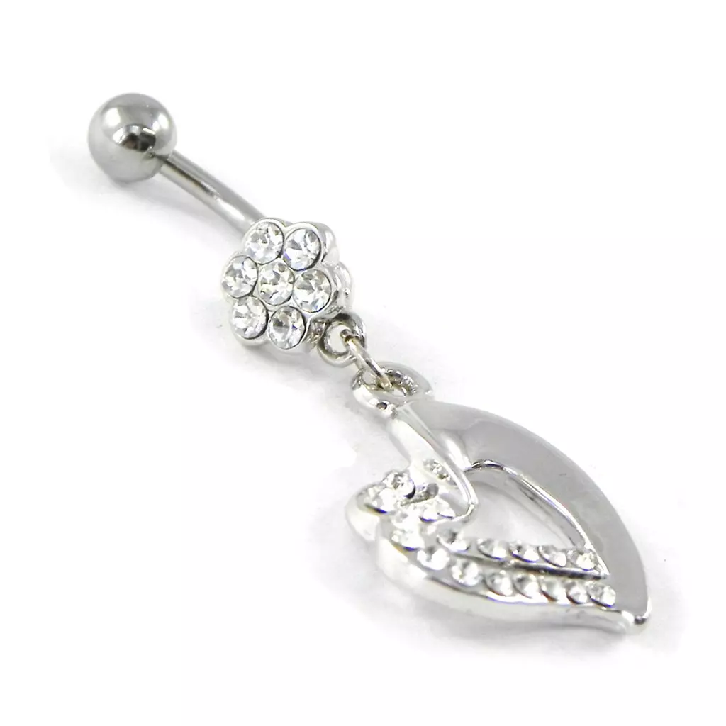 Les Trésors De Lily Body Piercing 'Love' Blanc [H9397]