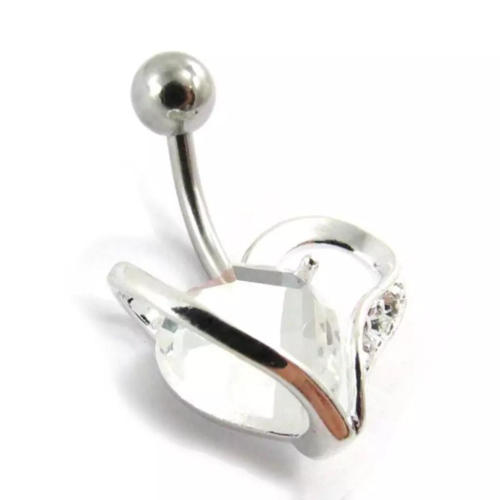 Les Trésors De Lily Body Piercing 'Love' Blanc [J5218]