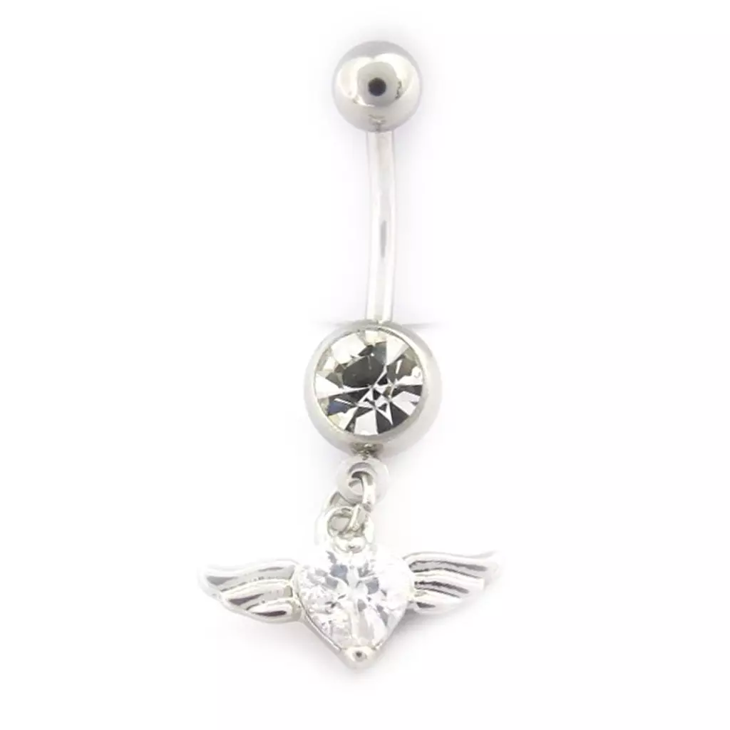 Les Trésors De Lily Body Piercing 'Love' Blanc [K3300]