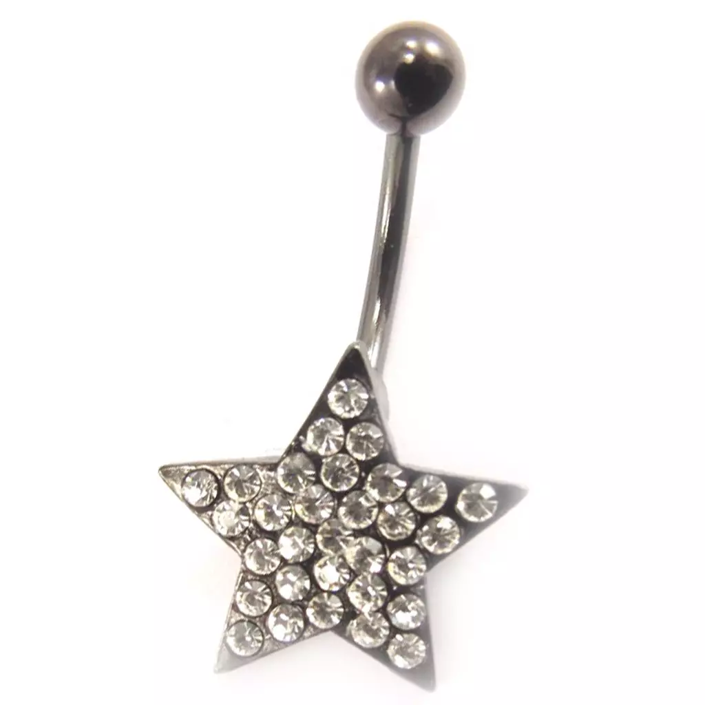 Les Trésors De Lily Body Piercing 'Star' Blanc [C3550]