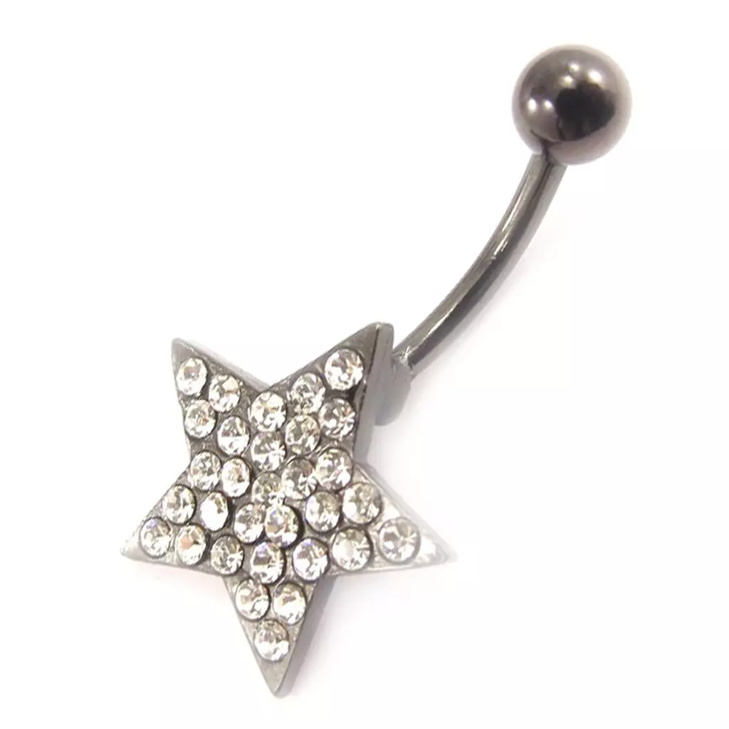 les trésors de lily Body Piercing 'Star' Blanc [C3550]