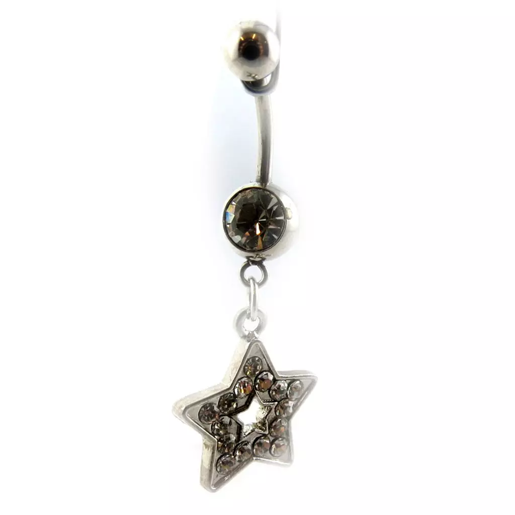 Les Trésors De Lily Body Piercing 'Star' Blanc [E5309]