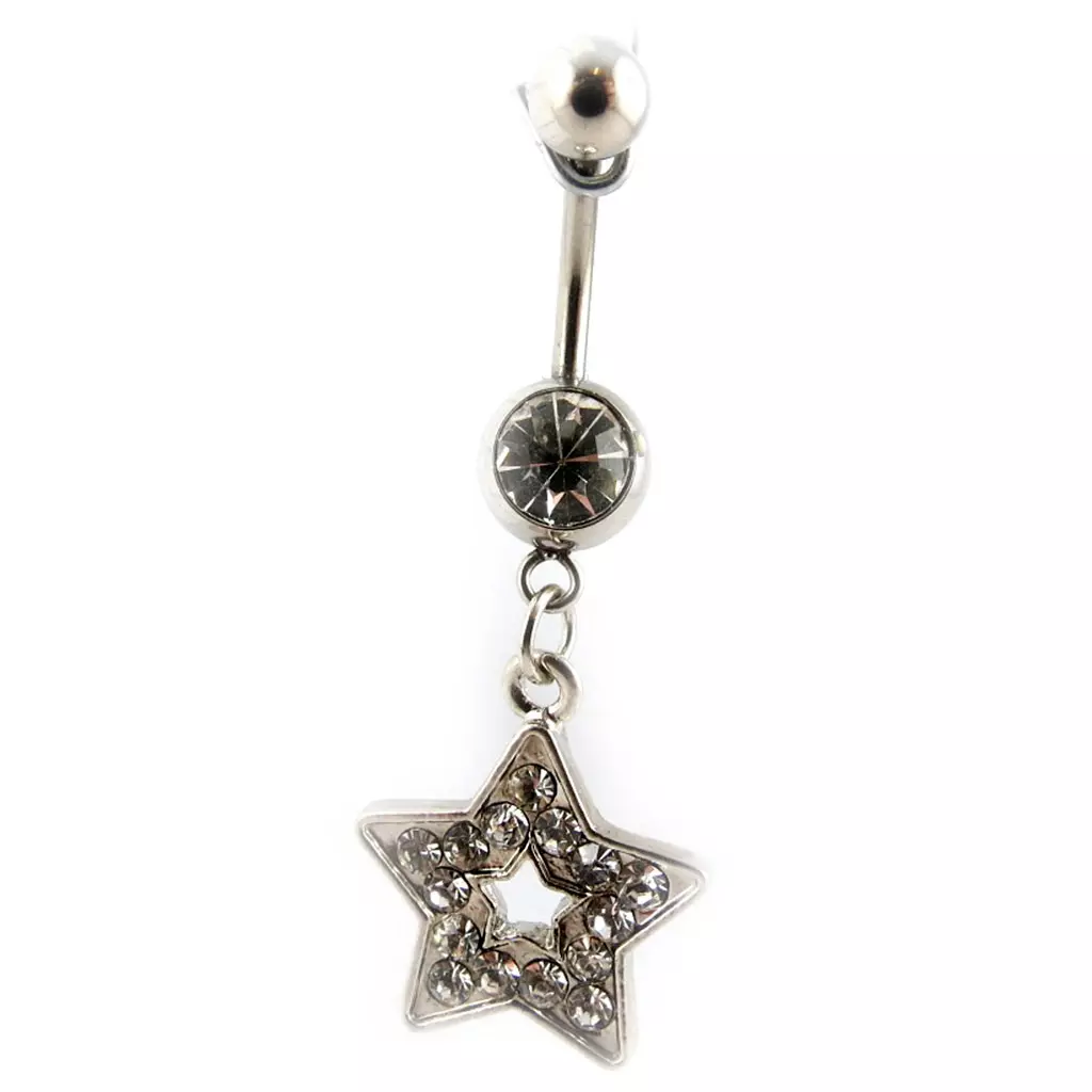 Les Trésors De Lily Body Piercing 'Star' Blanc [E5309]