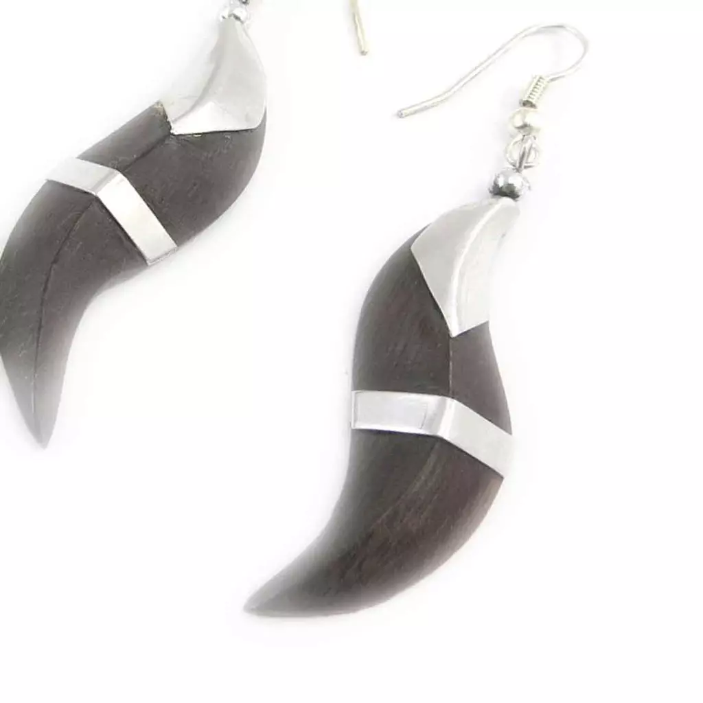 Les Trésors De Lily Boucles 'Amazonia' Bois [J7988]