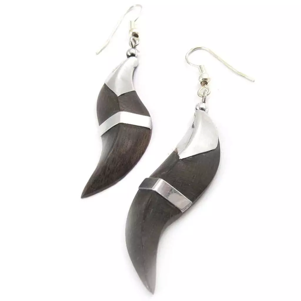 les trésors de lily Boucles 'Amazonia' Bois [J7988]