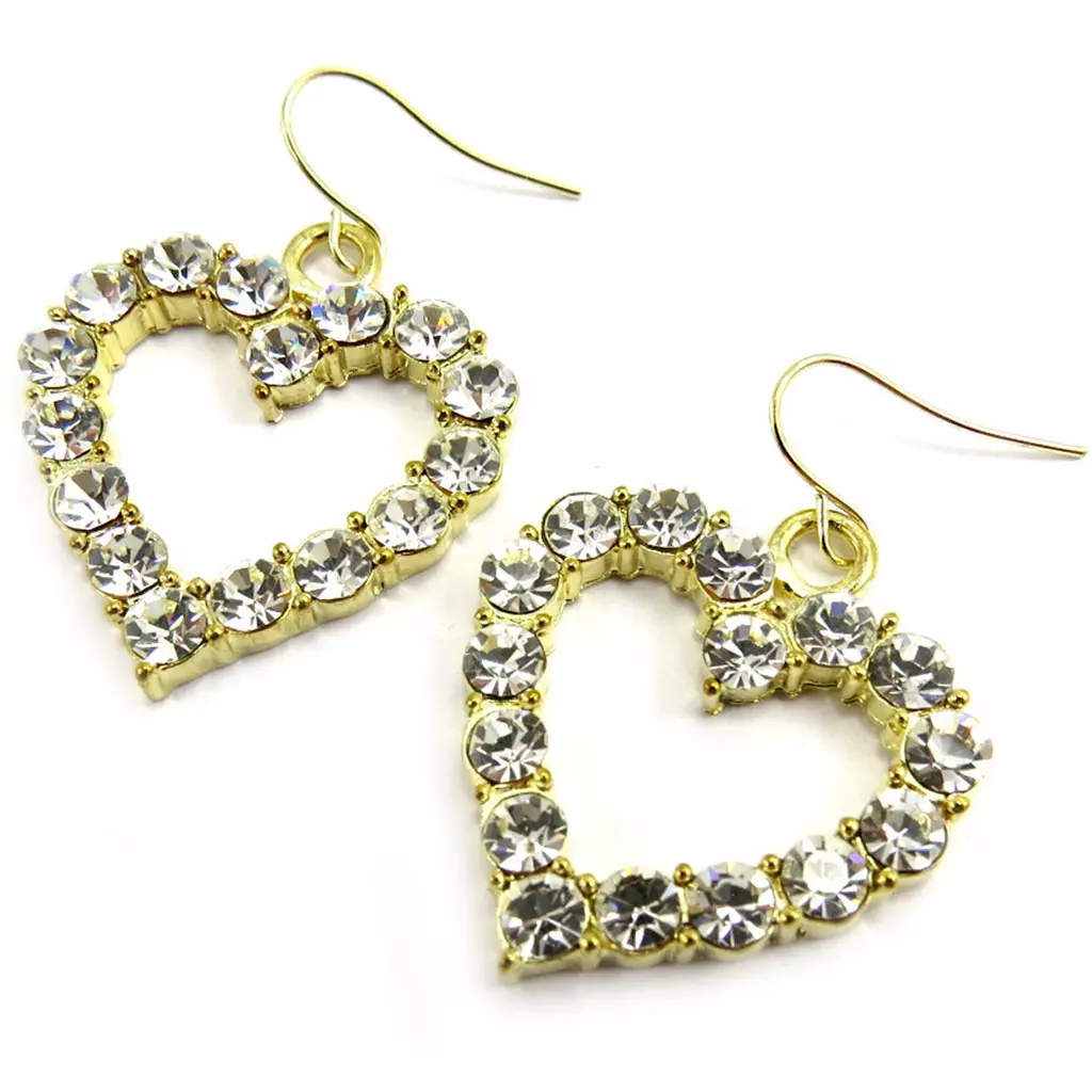 Les Trésors De Lily Boucles 'Amoureuse' Blanc [E4195]