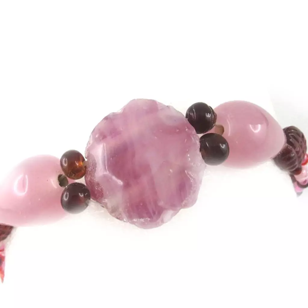 Les Trésors De Lily Bracelet 'Calcutta' Rose [B8208]