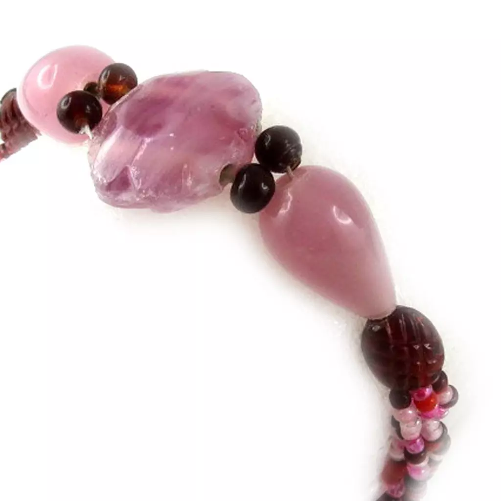 Les Trésors De Lily Bracelet 'Calcutta' Rose [B8208]