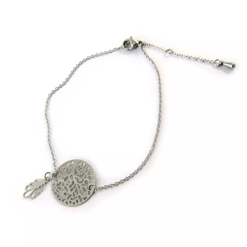 les trésors de lily Bracelet 'Carmen' argenté [N8097]