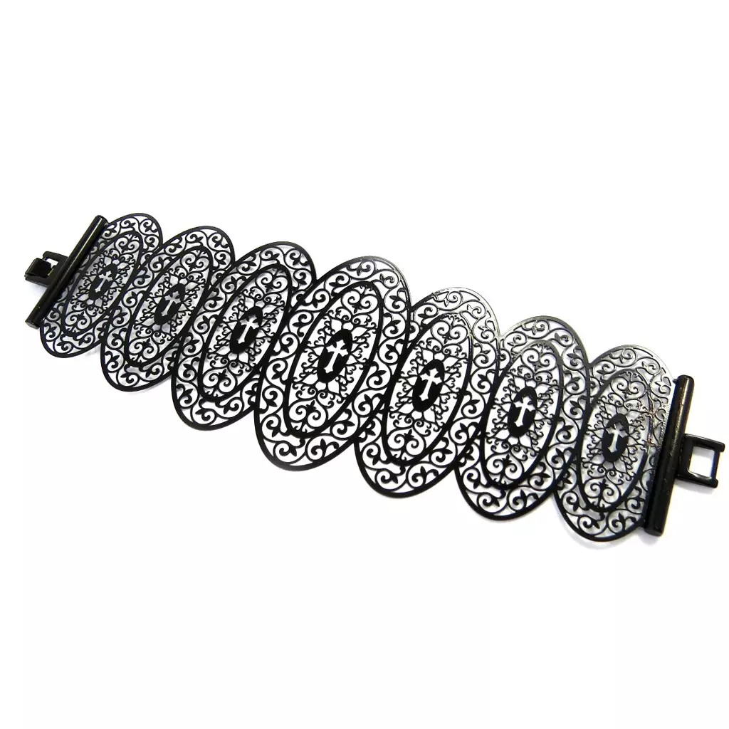 Les Trésors De Lily Bracelet 'Carmen' Noir [L8748]