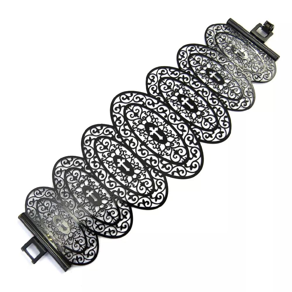 les trésors de lily Bracelet 'Carmen' noir [L8748]