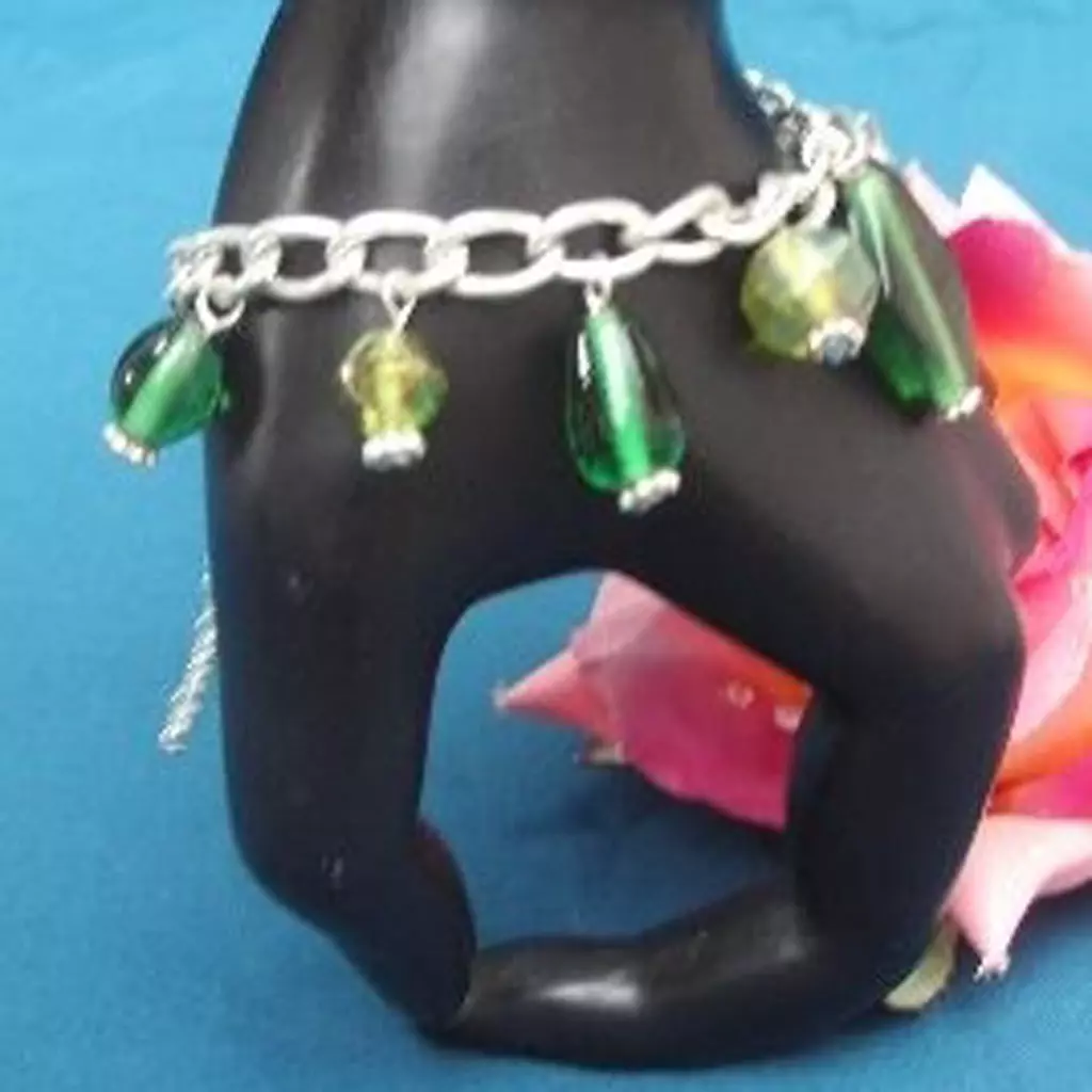 Les Trésors De Lily Bracelet 'Chaitali' Vert [B8181]