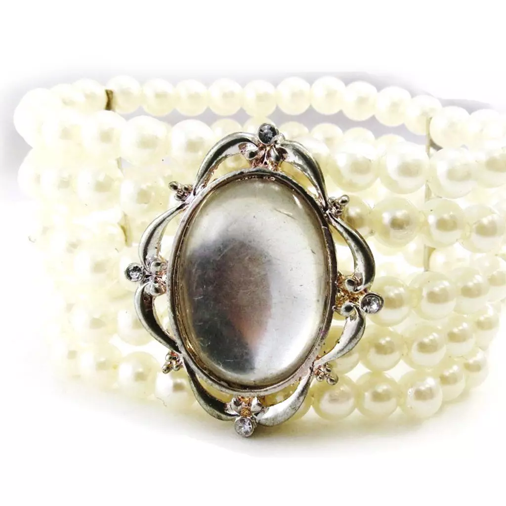 Les Trésors De Lily Bracelet 'Eva' Blanc [E4345]