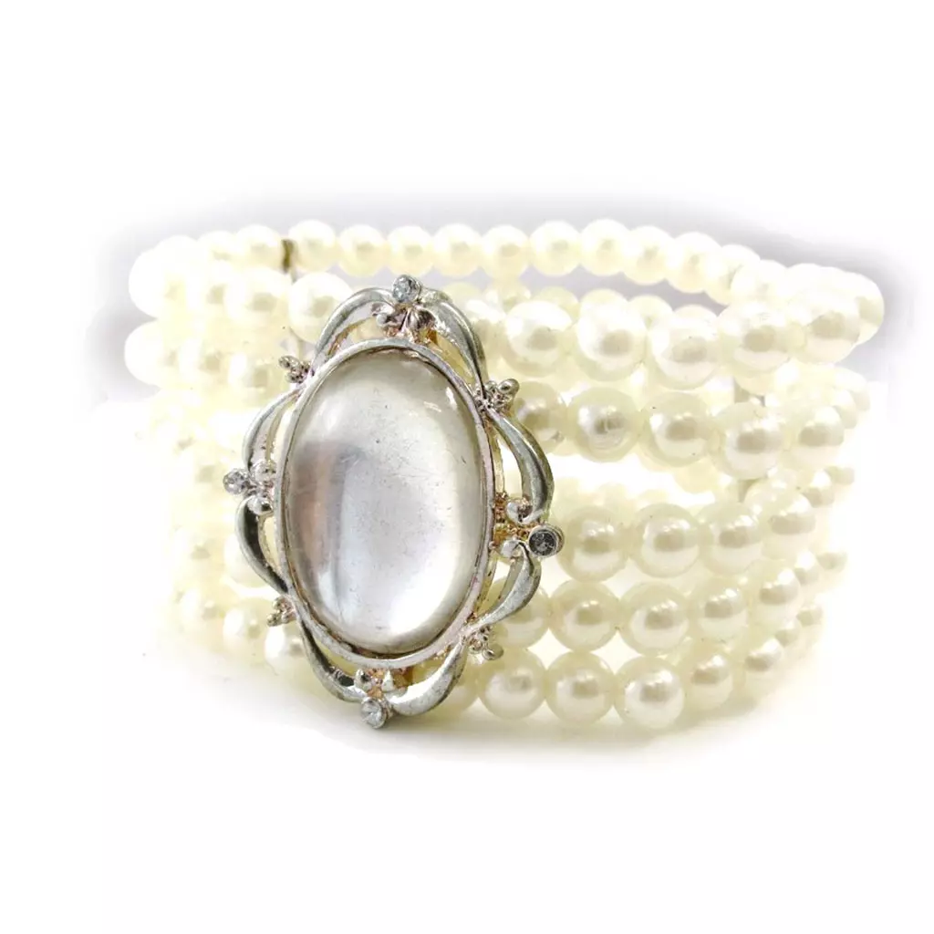 Les Trésors De Lily Bracelet 'Eva' Blanc [E4345]