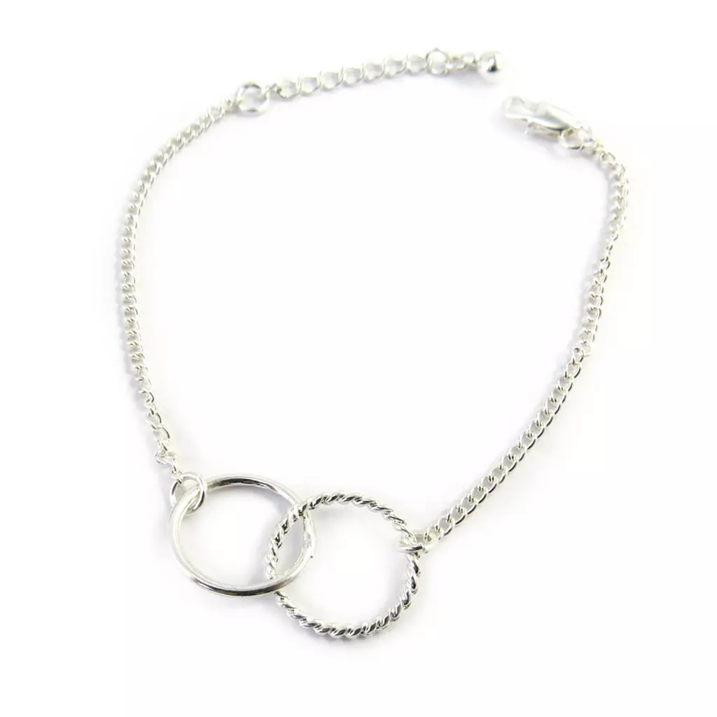 les trésors de lily Bracelet 'Infini' argenté [M5609]